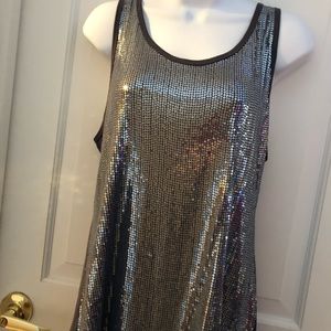 Dressy sequin top